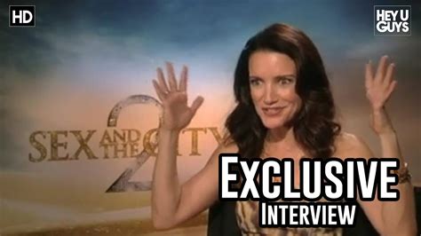 kristin davis sex and the city 2 exclusive interview youtube