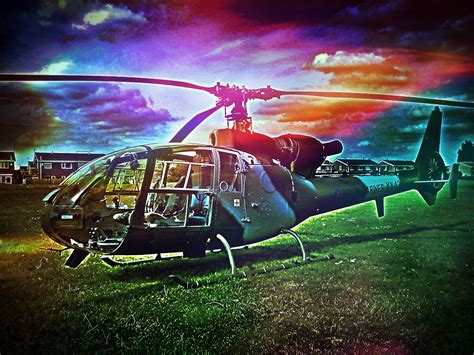 Helicopter Digital Art Art Poster