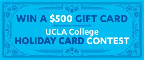 Ucla College Holiday Card Design Contest Senior Survey Ucla College