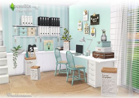 Home Office Compilation Of Lovely Items At Simcredible Designs 4