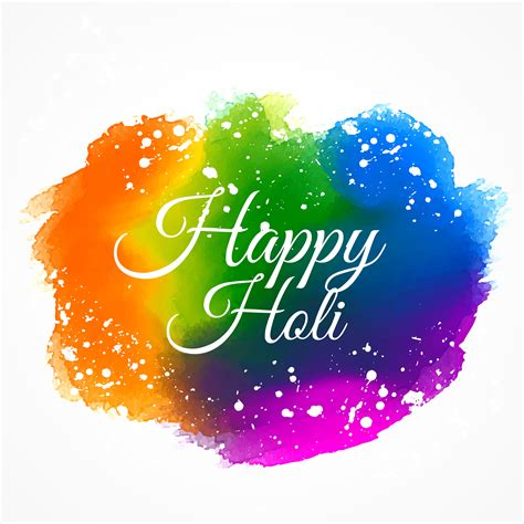 Indian Happy Holi Festival Colorful Ink Paint Download Free Vector