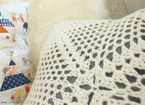 Made In Home Vintage Crochet Cushion Free Pattern