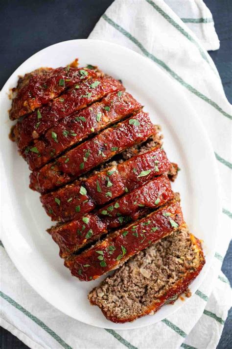 Traditional Meatloaf Recipe With Brown Sugar And Ketchup Glaze Artofit