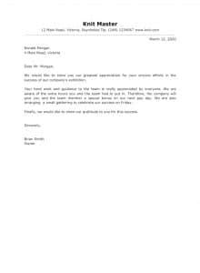 Compliment Letter Samples For Business Owners And Customers Englet