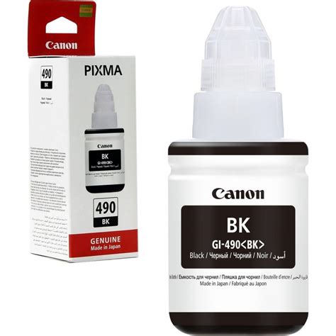 Canon Ink Pixma G3411 Refill Tank Bottles Gi 490 Black Gi 490bk Midteks