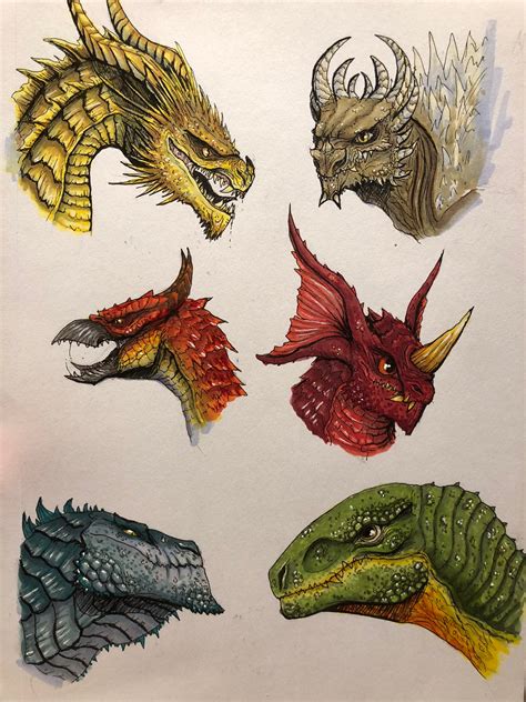 How do you get inspired and draw things from imagination ? Tried drawing some Legendary-style inspired designs this ...