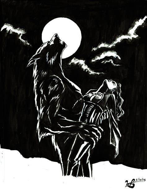 Dark Art Illustrations Dark Art Drawings Illustration Art Werewolf Tattoo Werewolf Art Van