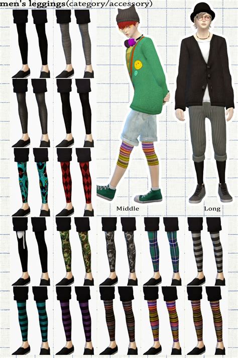 My Sims 4 Blog Leggings For Males By Imadako