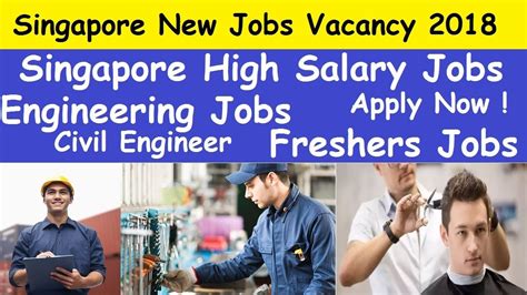 Singapore New Jobs Vacancy High Salary L Engineering Jobs In Singapore