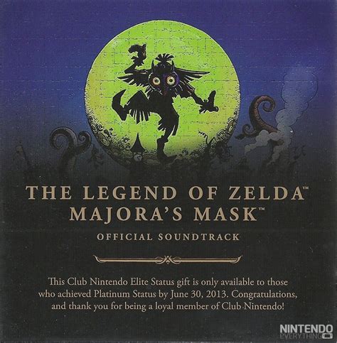 Photos Of The Zelda Majoras Mask Club Nintendo Soundtrack