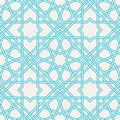 Traditional Islam Geometric Pattern Seamless Stock Vector Image By