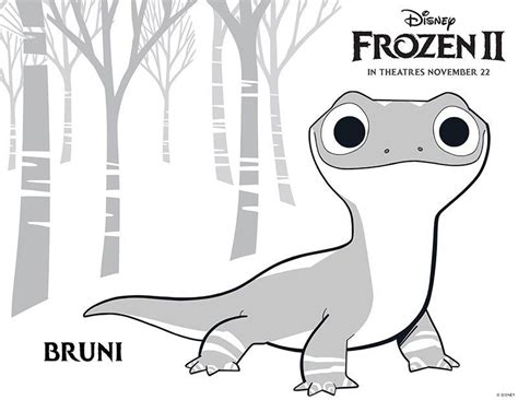 Choose the coloring page of frozrn 2 you want to paint, print and paint for your enjoyment. Kleurplaat Frozen 2 Salamander