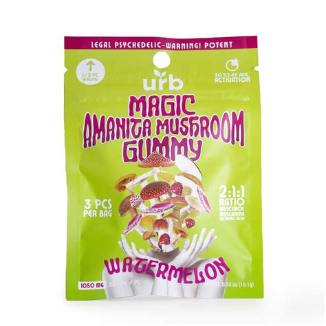 Urb Amanita Magic Mushroom Gummies Watermelon