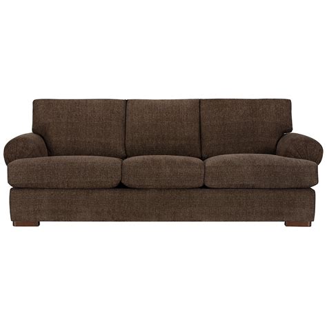 Belair Dark Brown Fabric Sofa