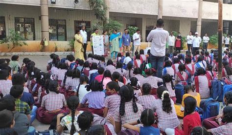 Ghmc Officials Brief School Students About Safety And Preventive