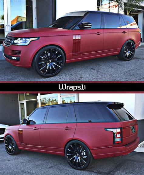 Another great thing about a wrap is that when you do remove the vinyl. Really nice color change wrap on this Range Rover by ...