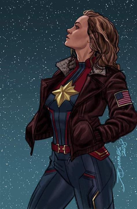 Capitã Marvel Artista recria capa famosa dos quadrinhos inspirado em