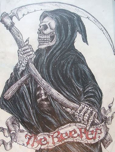 The Grim Reaper By Revzillo This Is A Drawing That I