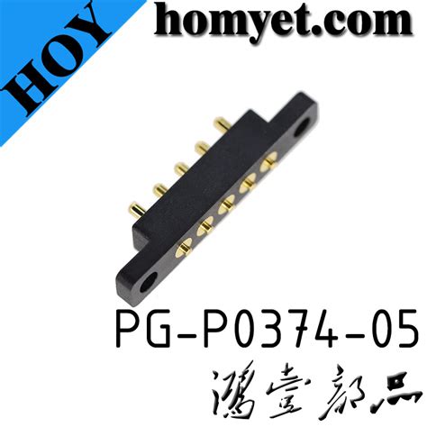 New Arrival 5pin Brass Pogo Pin Connector With Spring Loaded China