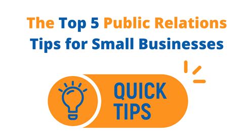 the top 5 public relations tips for small businesses public media solution