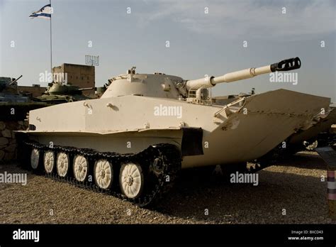 Pt 76 Amphibious Tank At The Israeli Armored Corps Museum At Latrun