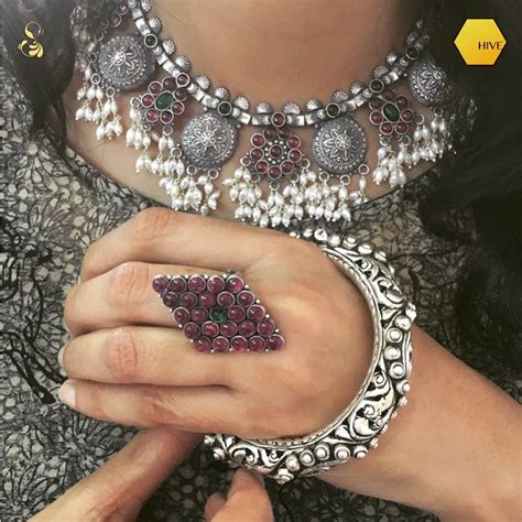 Top 15 Brands To Shop Mind Blowing Oxidized Jewellery • South India Jewels