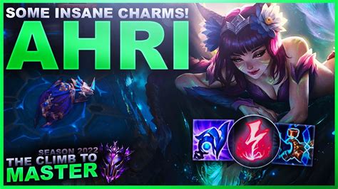 Hitting Some Insane Charms Ahri Climb To Master League Of Legends