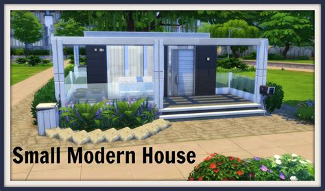 Sims 4 Small Modern House Dinha