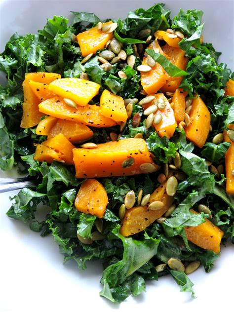 Kale And Roasted Butternut Squash Salad Fresh Fit Kitchen