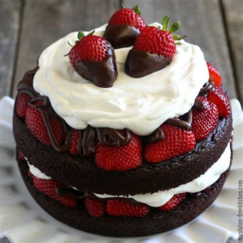Strawberry shortcake, strawberry jello and. Gluten-free Chocolate Strawberry Cake Recipe