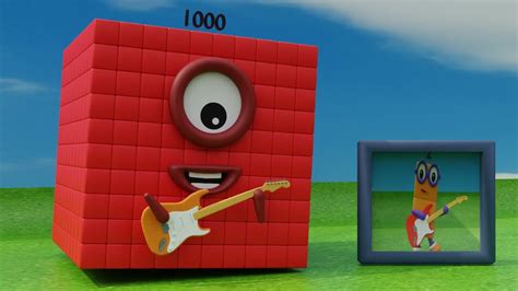 Numberblocks Multiplesnumberblocks Band But One Thousand And Fives