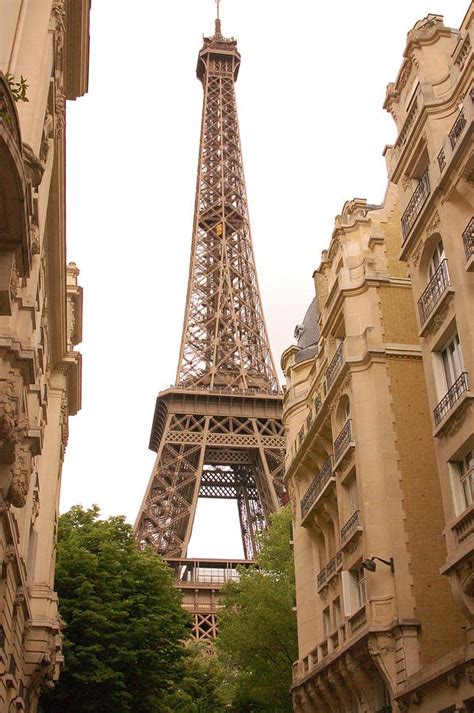Eiffel Tower From Side Street Photograph By Daniel Crafton Pixels