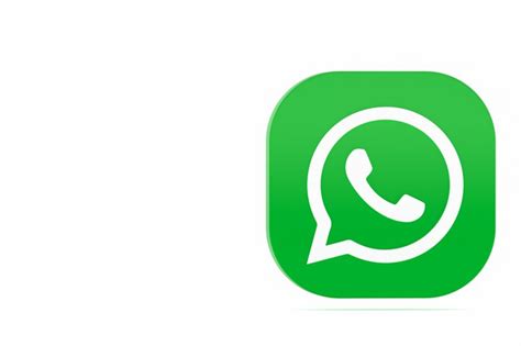 Premium Photo Whatsapp Application Green Logo Icon 3d Render On White