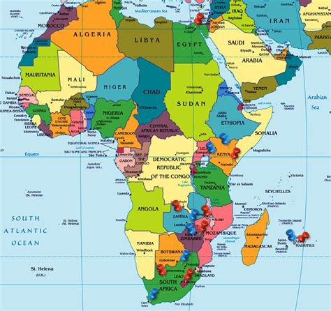 Elgritosagrado11 25 Images Country Map Of Africa With The Countries