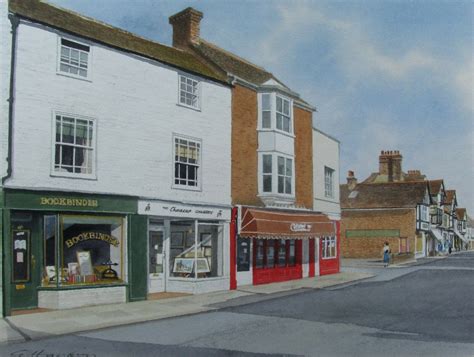 George Hawkins Original Signed Watercolour Canterbury Kent Ebay