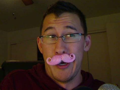 Markiplier With His Pink Moustache Markiplier Art Giving Credit To