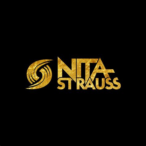 Poster Nita Strauss Gold Logo Sk77 Digital Art By Sarah Kusuma