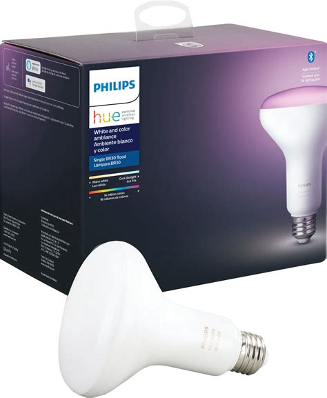Buy Philips Hue White And Color Ambiance Br30 Led Floodlight Light Bulb