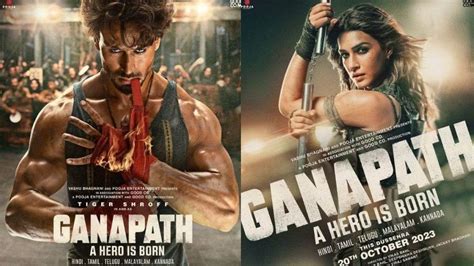 Ganapath Teaser Out Now Tiger Shroff And Kriti Sanon Are Back With A Bang In The Upcoming Action