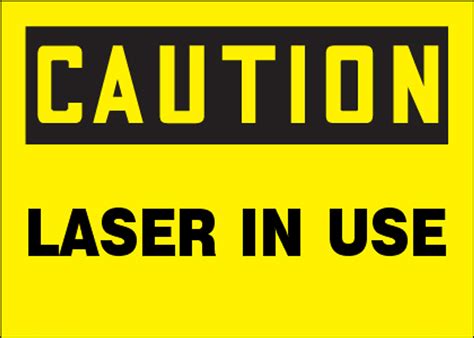 Caution Laser In Use Clip Art