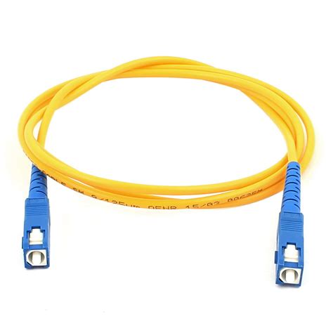 1m Single Mode Fibre Jumper Wire Sc Sc Optical Fiber Patch Cable Cord