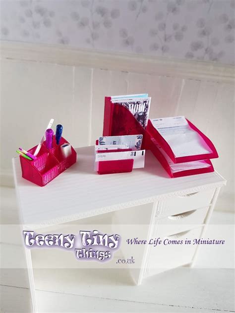Miniature Dollhouse Office Set In 112th Scale Available In My Shop