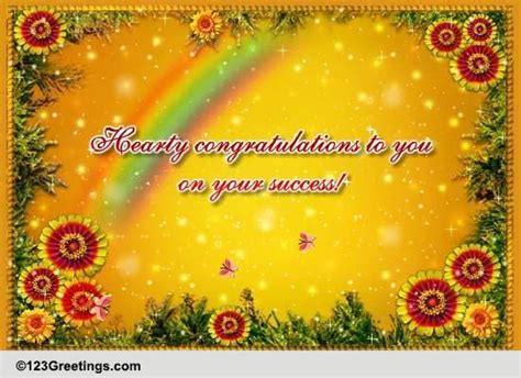 Hearty Congratulations To You Free For Everyone Ecards Greeting Cards