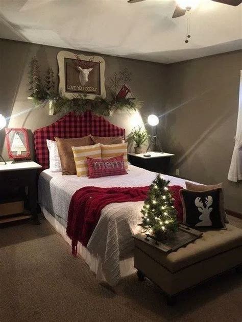 21 Warm Christmas Eve Bed That You Should Try  Holiday bedroom