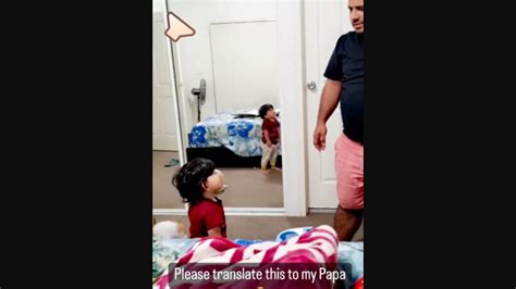 Dads Reaction To Daughter Talking To Him In Gibberish Leaves People In Splits Watch