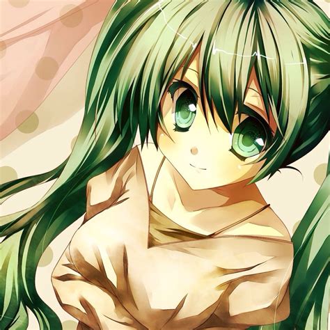 Vocaloid Anime Green Hair Hatsune Miku Anime