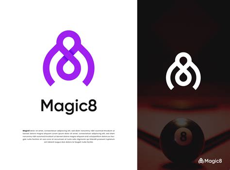 Magic8 Letter M And 8 Logo Design By Al Mamun Logo And Branding
