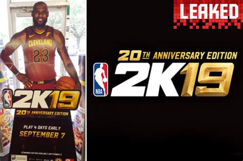 Lebron James Nba 2k19 Cover Release Date Leak Reveals Ps4 Xbox