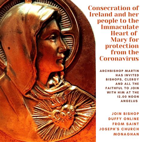 Consecration Of Ireland To The Immaculate Heart Of Mary Clogher Don Ige