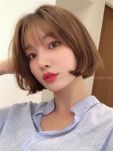 35 Korean Curtain Bangs Styles That Look Good On Everyone Kbeauty Addiction Kpop Short Hair